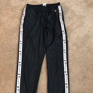 Champion Logo’d Mesh Sweatpants